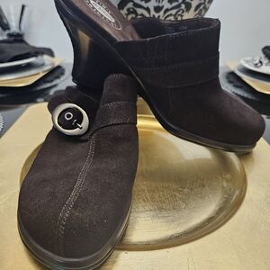 Dr. Scholl's Dark Brown Wedge Shoes